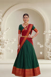 Traditional Woven Silk Saree with Designer Border and Elegant Pallu
