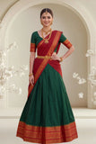 Traditional Woven Silk Saree with Designer Border and Elegant Pallu