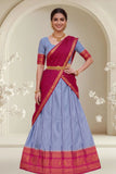 Traditional Woven Silk Saree with Designer Border and Elegant Pallu