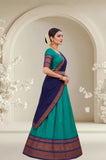 Traditional Woven Silk Saree with Designer Border and Elegant Pallu