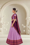 Traditional Woven Silk Saree with Designer Border and Elegant Pallu
