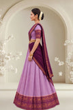 Traditional Woven Silk Saree with Designer Border and Elegant Pallu