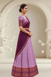 Traditional Woven Silk Saree with Designer Border and Elegant Pallu