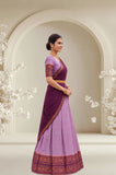 Traditional Woven Silk Saree with Designer Border and Elegant Pallu