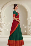 Traditional Woven Silk Saree with Designer Border and Elegant Pallu