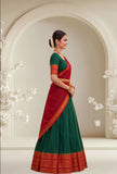 Traditional Woven Silk Saree with Designer Border and Elegant Pallu