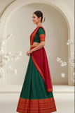 Traditional Woven Silk Saree with Designer Border and Elegant Pallu