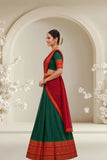 Traditional Woven Silk Saree with Designer Border and Elegant Pallu