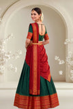 Traditional Woven Silk Saree with Designer Border and Elegant Pallu