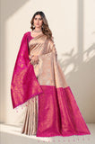 Premium Jacquard Silk Saree with Traditional Woven Design