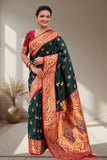 Banarasi Silk Saree with Designer Zari Border