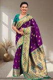 Banarasi Silk Saree with Designer Zari Border
