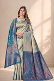 Elegant Traditional Jacquard Woven Silk Saree