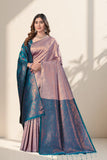 Premium Jacquard Silk Saree with Traditional Woven Design