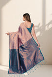 Premium Jacquard Silk Saree with Traditional Woven Design
