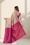 Premium Jacquard Silk Saree with Traditional Woven Design