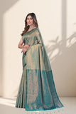 Premium Jacquard Silk Saree with Traditional Woven Design