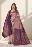 Premium Jacquard Silk Saree with Traditional Woven Design