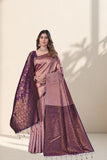 Premium Jacquard Silk Saree with Traditional Woven Design