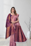 Designer Jacquard Saree with Intricate Woven Motifs