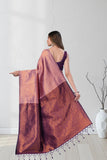Designer Jacquard Saree with Intricate Woven Motifs