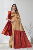 Designer Jacquard Saree with Intricate Woven Motifs