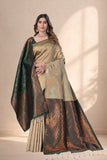 Elegant Traditional Jacquard Woven Silk Saree