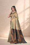 Elegant Traditional Jacquard Woven Silk Saree