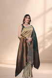 Elegant Traditional Jacquard Woven Silk Saree