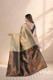 Elegant Traditional Jacquard Woven Silk Saree