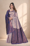 Elegant Traditional Jacquard Woven Silk Saree