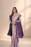 Elegant Traditional Jacquard Woven Silk Saree