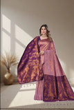 Rich Jacquard Woven Saree with Designer Pallu