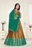 Premium Designer Banarasi Lehenga Choli with Embroidered Dupatta