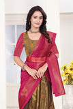 Royal Banarasi Silk Lehenga Choli Set