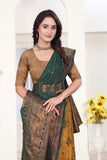 Premium Banarasi Jacquard Lehenga Choli with Elegant Woven Dupatta