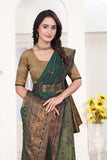 Premium Banarasi Jacquard Lehenga Choli with Elegant Woven Dupatta
