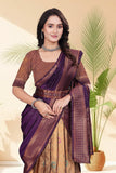 Banarasi Jacquard Lehenga Choli with Woven Designer Dupatta