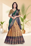 Banarasi Jacquard Lehenga Choli with Woven Designer Dupatta