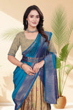 Banarasi Jacquard Lehenga Choli with Woven Designer Dupatta
