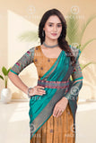 Banarasi Silk Lehenga Choli with Woven Dupatta