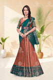 Banarasi Silk Lehenga Choli with Woven Dupatta