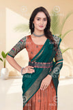 Banarasi Silk Lehenga Choli with Woven Dupatta