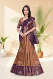 Banarasi Silk Lehenga Choli with Woven Dupatta