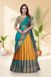 Banarasi Silk Lehenga Choli with Woven Dupatta