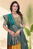 Banarasi Silk Lehenga Choli with Woven Dupatta