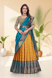 Banarasi Silk Lehenga Choli with Woven Dupatta