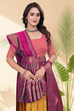 Banarasi Silk Lehenga Choli with Woven Dupatta