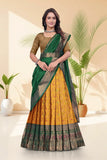Banarasi Silk Lehenga Choli with Woven Dupatta