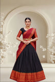 Traditional Woven Silk Saree with Designer Border and Elegant Pallu